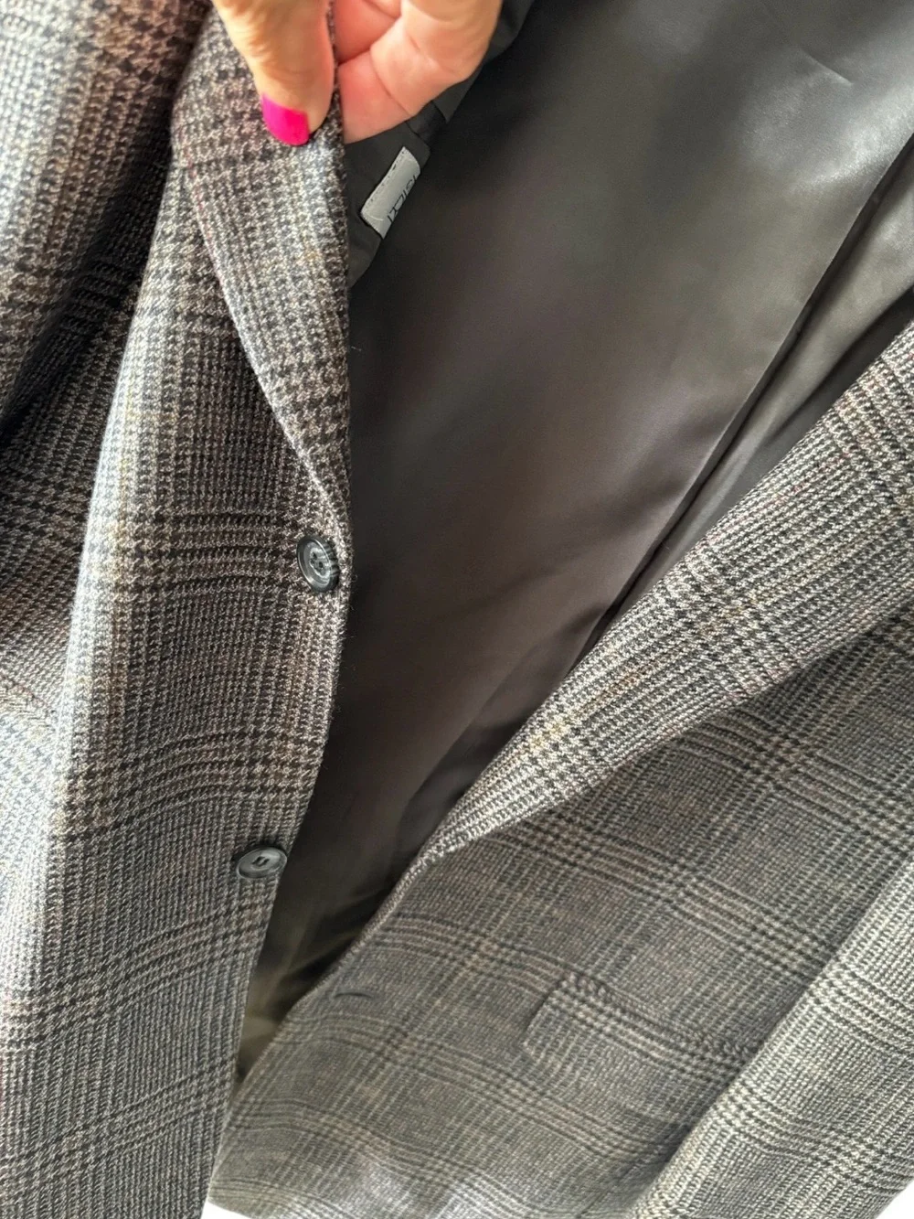 Vintage-Gianfranco Ferré Brown & Gray Glen Plaid Sport Coat